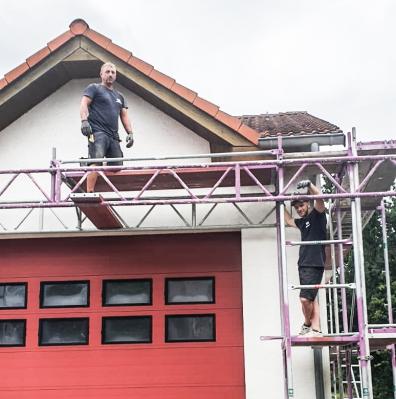 Fassadensanierung am Feuerwehrgerätehaus Nahmitz