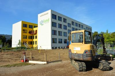 Die Arbeiten für den Hortanbau an der Elblandgrundschule beginnen I Foto: Martin Ferch