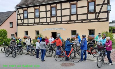 Vorschaubild zur Meldung: Heimatverein Thallwitz - Radtour 2022