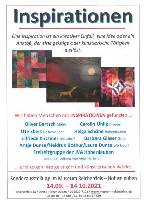 Neue Sonderausstellung "INSPIRATIONEN"