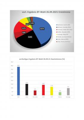 Diagramme Bundestagswahl (Bild vergrößern)