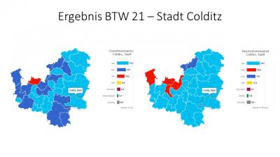 Ergebnisse BTW 21 - Stadt Colditz