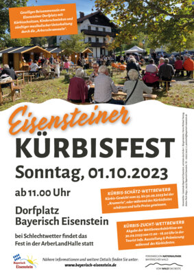 Plakat Kürbisfest 2023