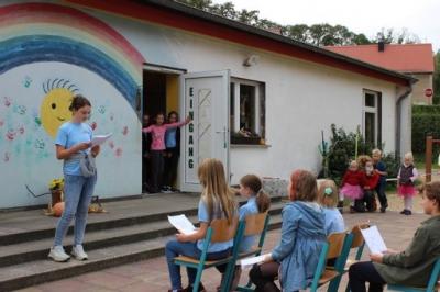 Tag der öffenen Tür - Herzlich Willkommen an der evangelischen Schradengrundschule in Großthiemig!