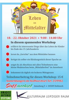 Herbstferienworkshop "Leben im Mittelalter"