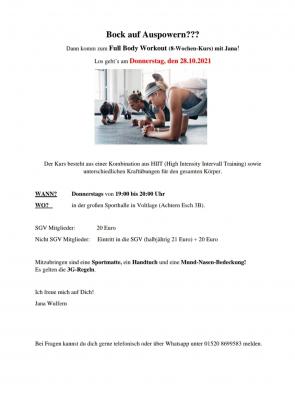Infos zum Full Body Workout