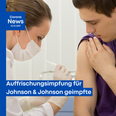 Auffrischungsimpfung für J&J geimpfte (Bild vergrößern)