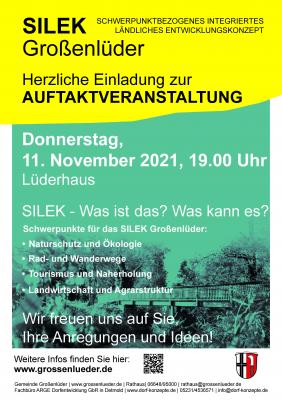 Einladung zur Auftaktveranstaltung SILEK - Schwerpunktbezogenes Integriertes Ländliches Entwicklungskonzept