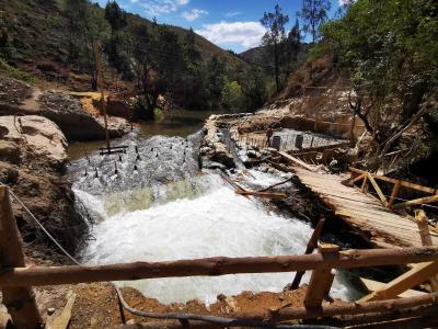 Meldung: Wasserkraftwerk Tandala - Gründung für Staumauer