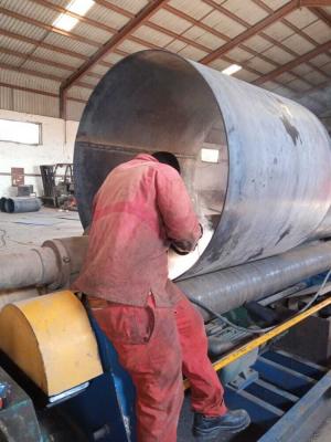 Foto zur Meldung: Wasserkraftwerk Tandala - Rohre werden gefertigt