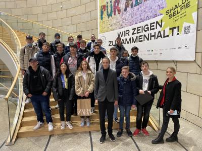 Klasse 9a besucht den Landtag in Düsseldorf