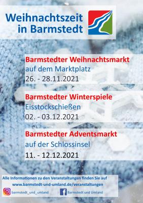 Plakat Weihnachtszeit 2021 in Barmstedt