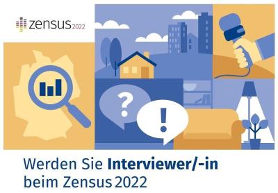 Zensus 2022 – Schon jetzt Interviewer*in werden!