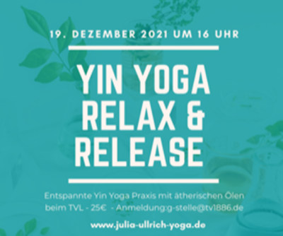 Yin Yoga Workshop – Relax & Release (Bild vergrößern)