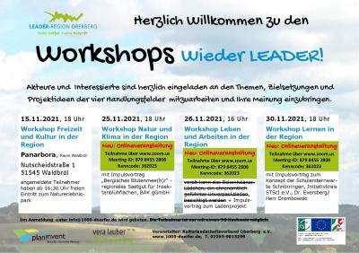 Workshops finden online statt. (Bild vergr&ouml;&szlig;ern)