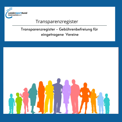 Transparenzregister - Gebührenbefreiung für eingetragene Vereine