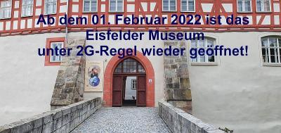 Museum ab 01. Februar 2022 geöffnet (Bild vergrößern)