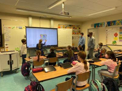 Foto zur Meldung: Grundschule Werbig geht digitale Wege