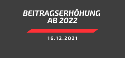 Mitgliedervollversammlung beschließt Beitragserhöhung ab 2022 (Bild vergrößern)