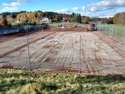 Sanierung unserer Tennisplätze