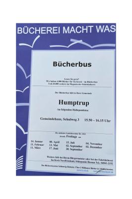 Bücherbus kommt  zu neuer Zeit (Bild vergr&ouml;&szlig;ern)