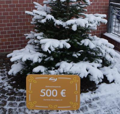 Foto zur Meldung: enviaM übergibt Weihnachtsspende für den Dorfclub Wormlage e.V.