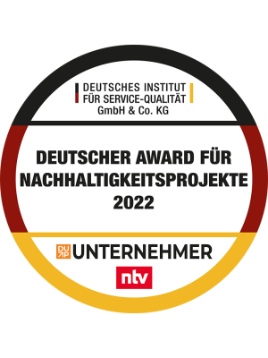 Deutscher Award für Nachhaltigkeitsprojekte 2022 – Vorschläge bis 14.01.2022