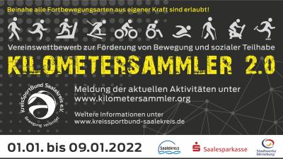 Kreissportbund Saalekreis veranstaltet Kilometersammler 2.0