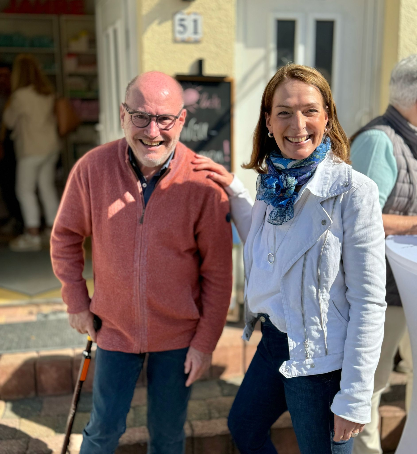Besucher zum Jubiläum