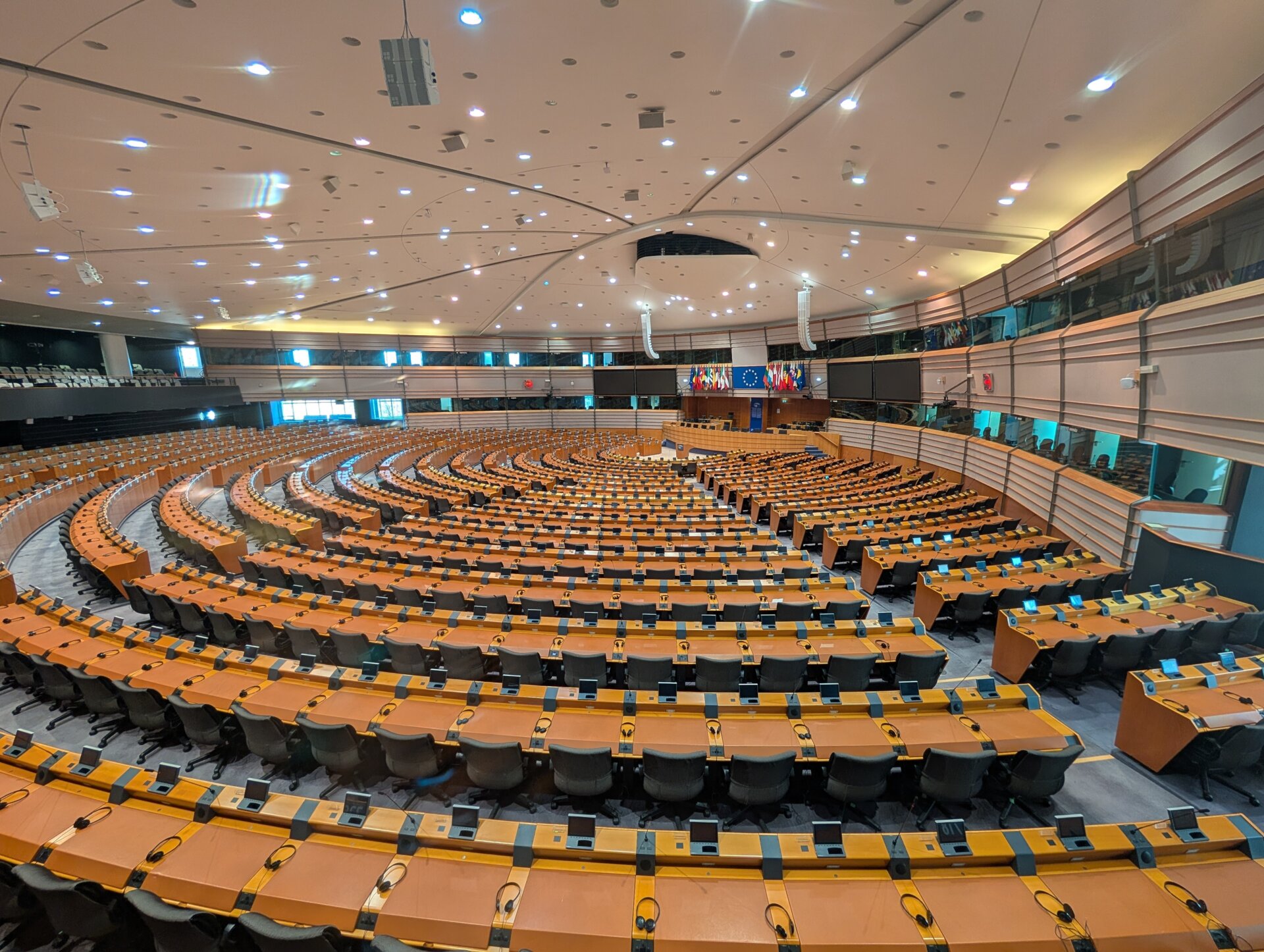 Plenarsaal des EU-Parlaments