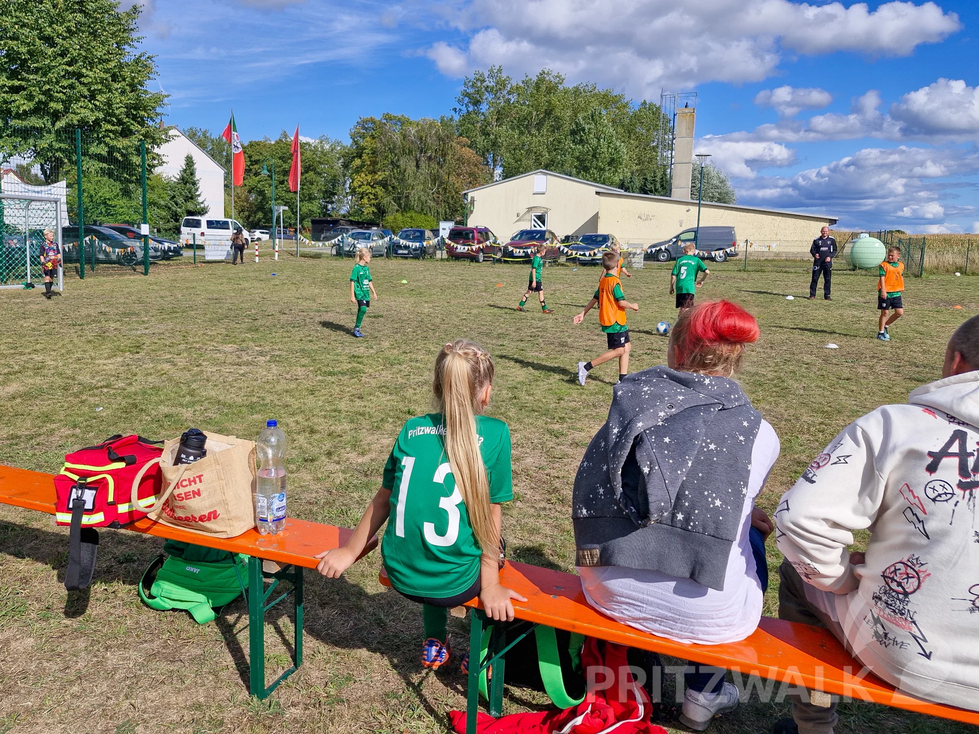 Zum Auftakt wurde Fußball gespielt. Foto: Stadt Pritzwalk