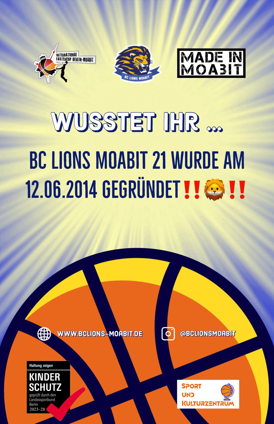 10 Jahre BC Lions Moabit 21