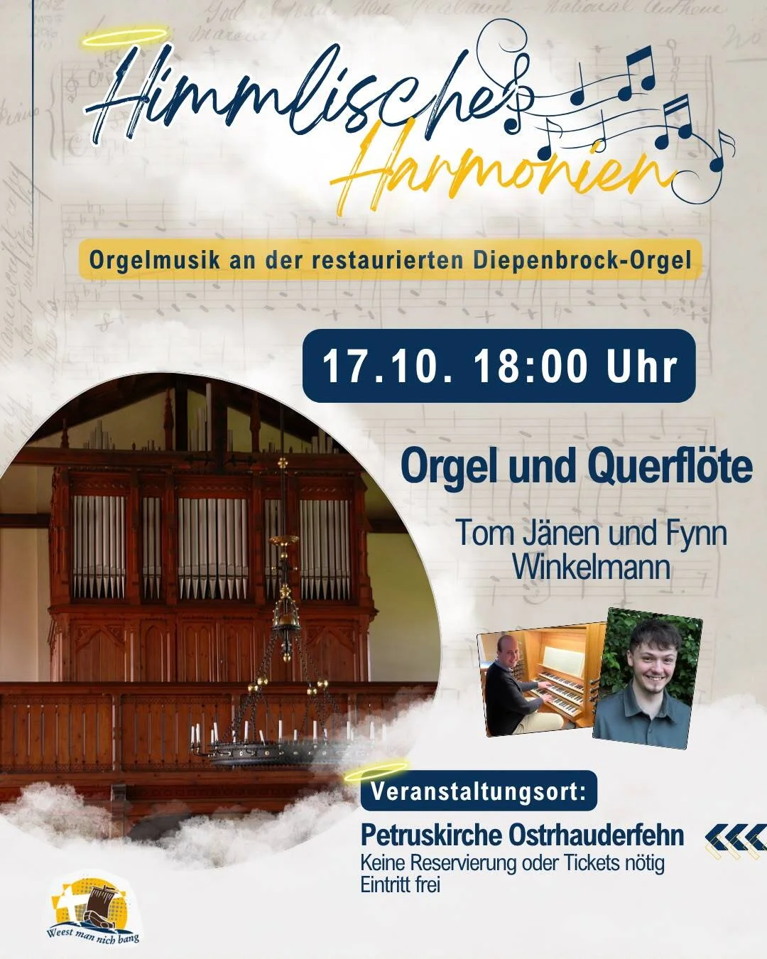 Orgel und Flöte