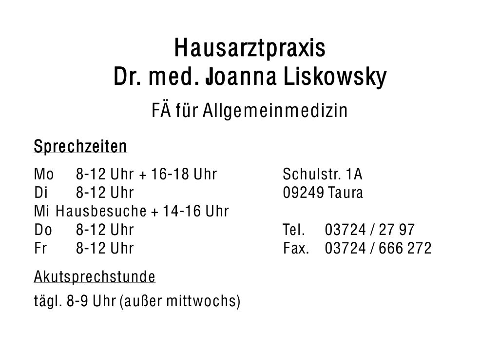 Öffnungszeiten