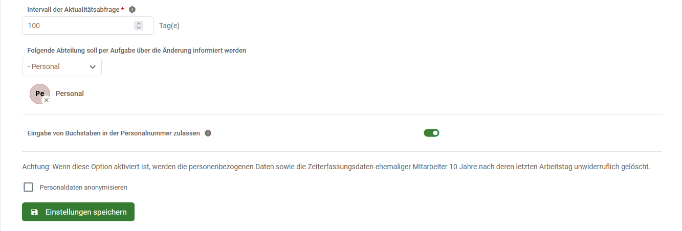 Anonymisierung personenbezogener Daten