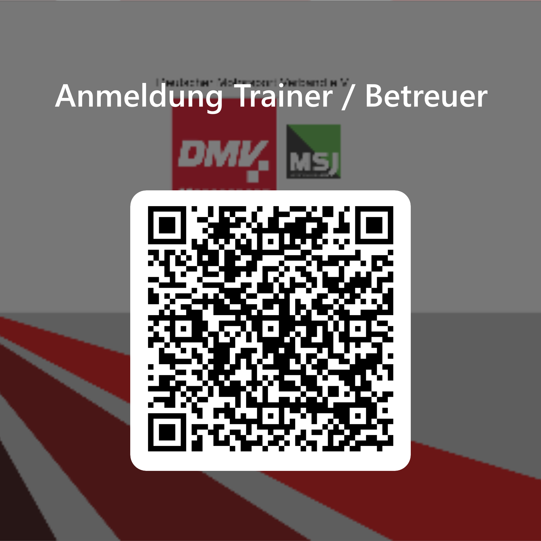 Anmeldung Trainer/Betreuer