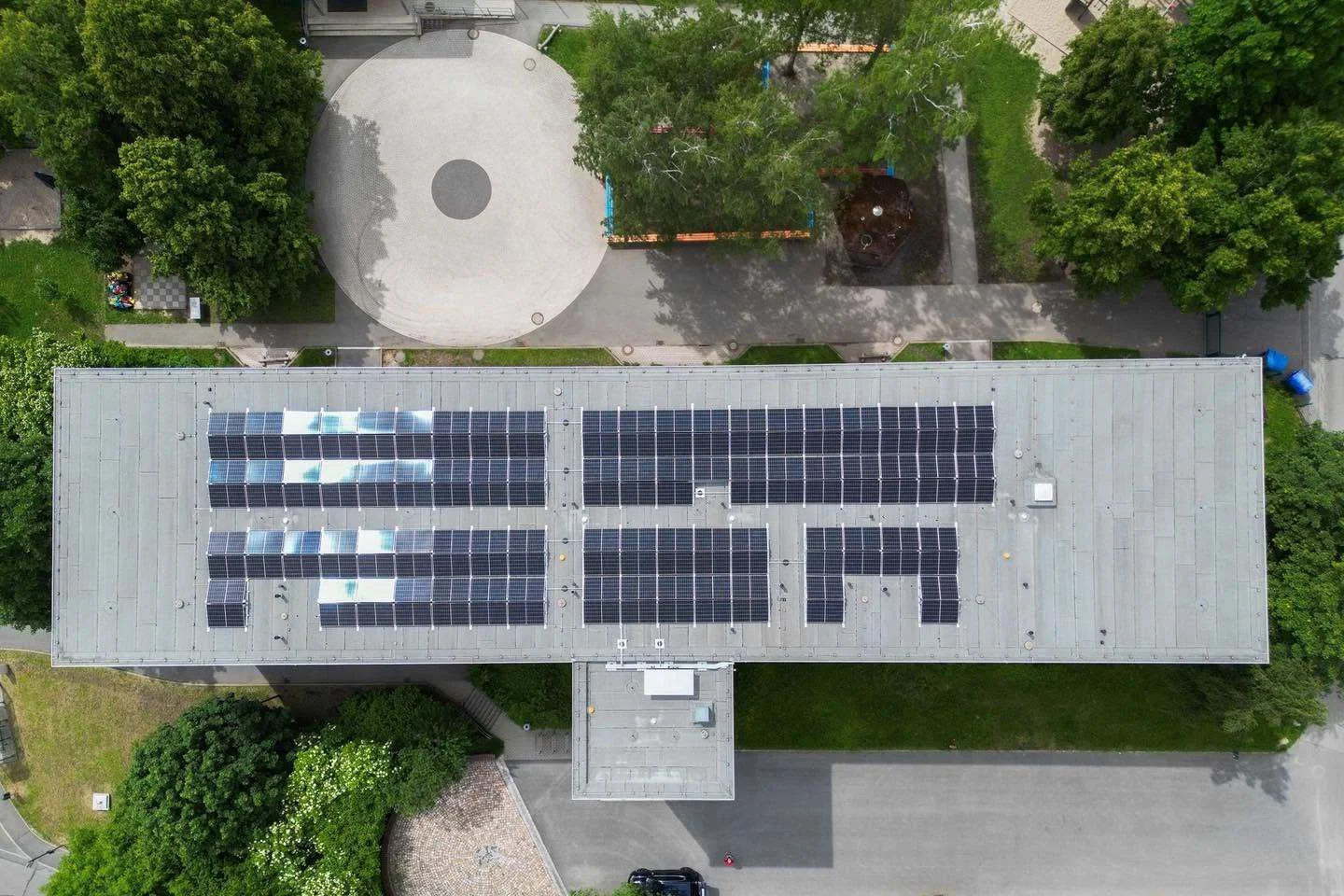 Luftbild PV Anlage