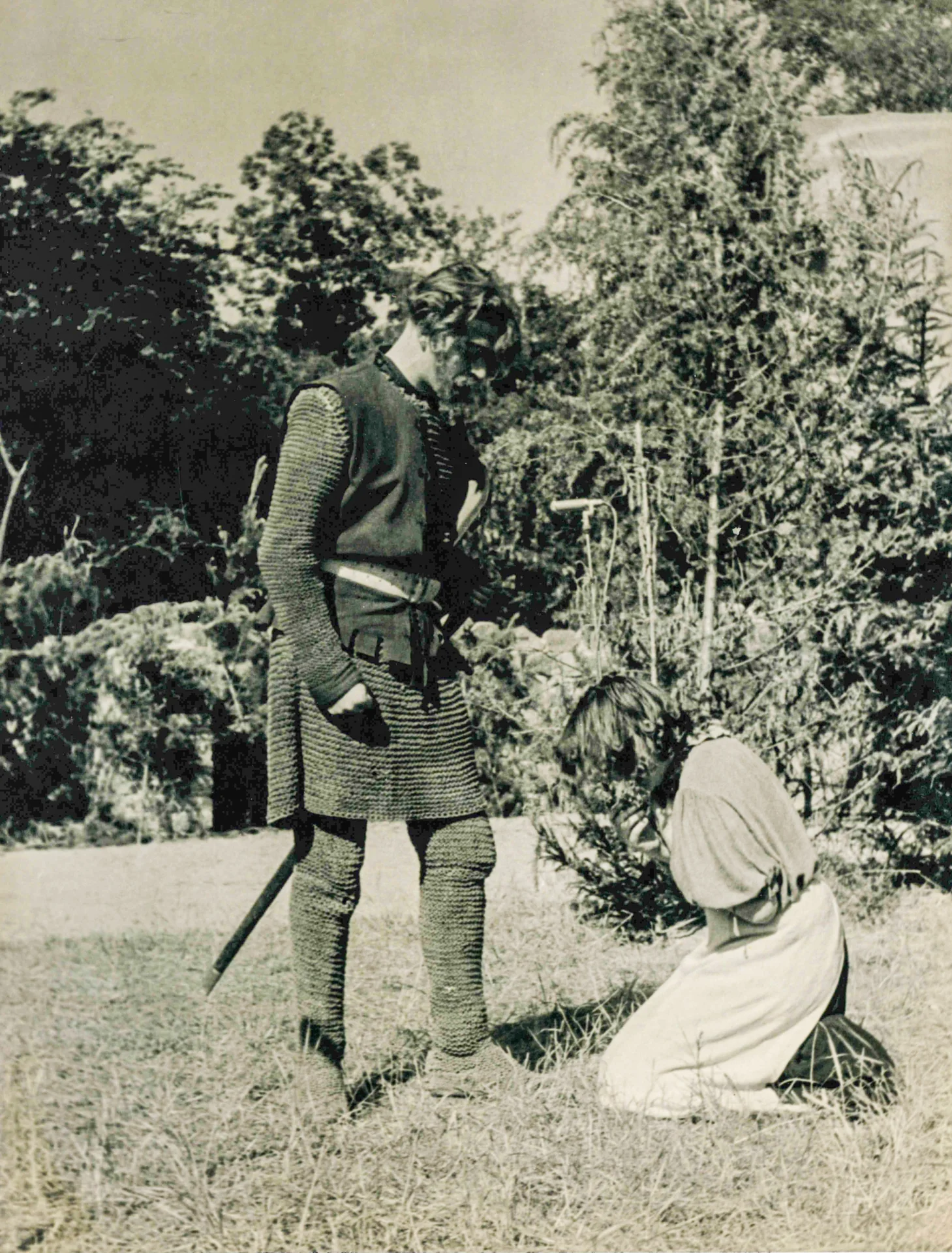 Heine Klemens und die Magd in der Theateraufführung 1956. Foto: Archiv Museum Pritzwalk