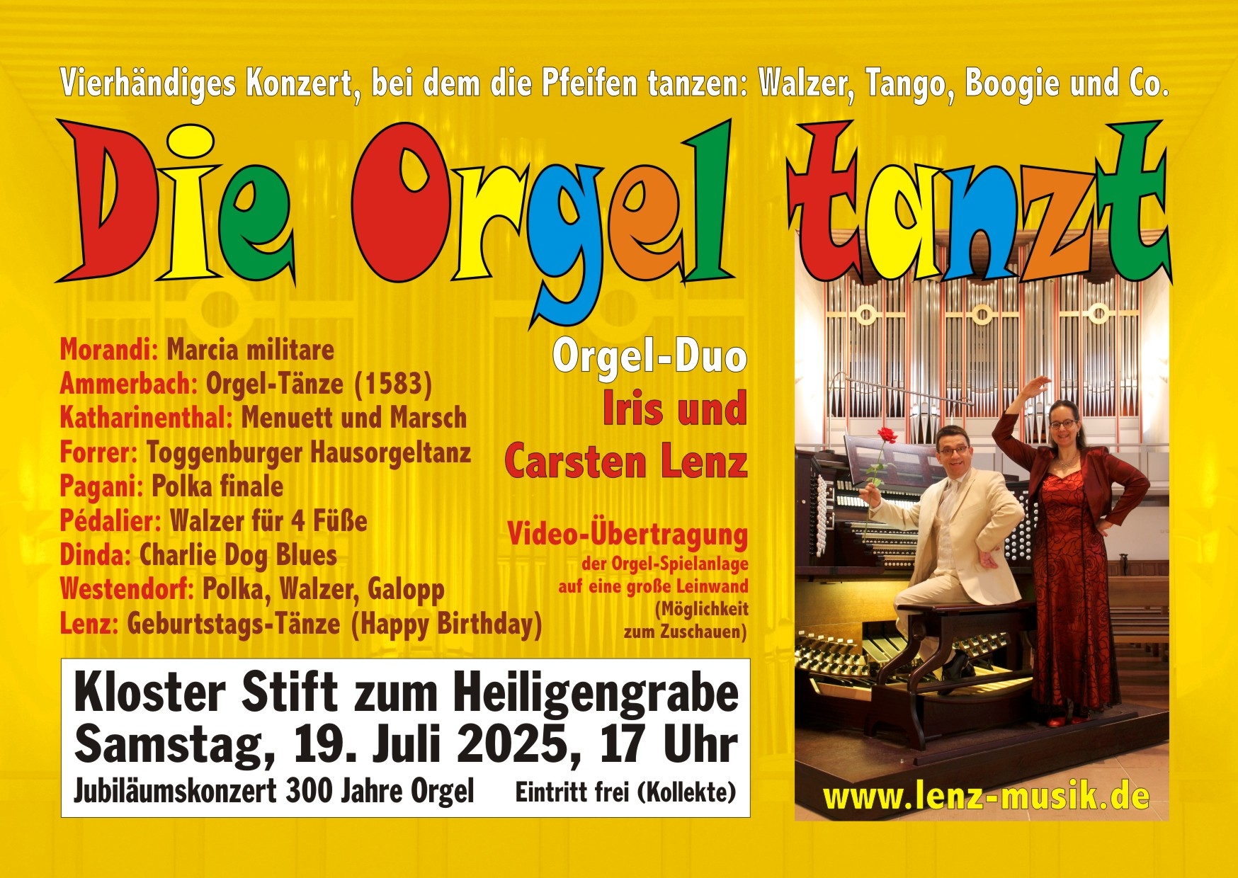 Flyer Konzert 19 Juli Heiligengrabe