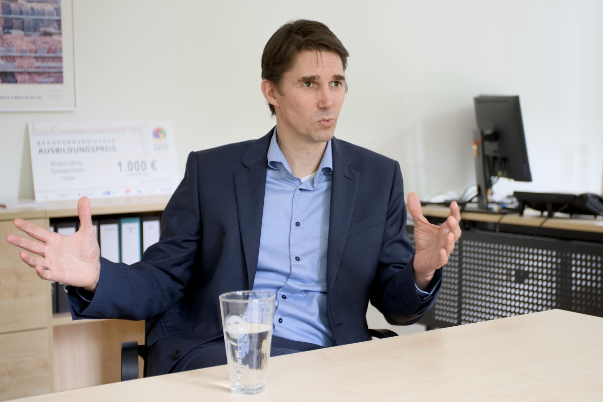 André Jasper, Geschäftsführer des Klinikums Dahme-Spreewald. Foto: Peter Mittwoch