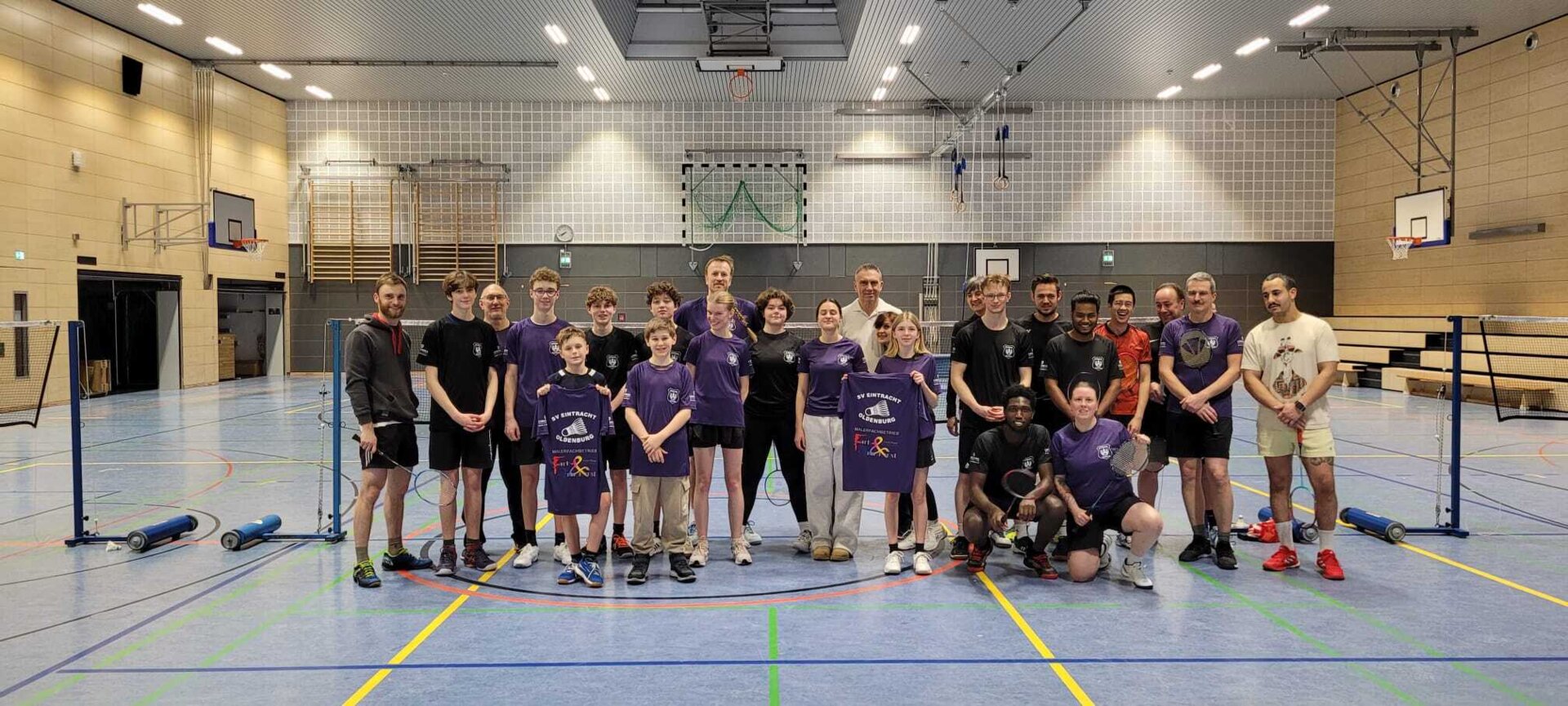 Gruppenbild eines Trainingsabends