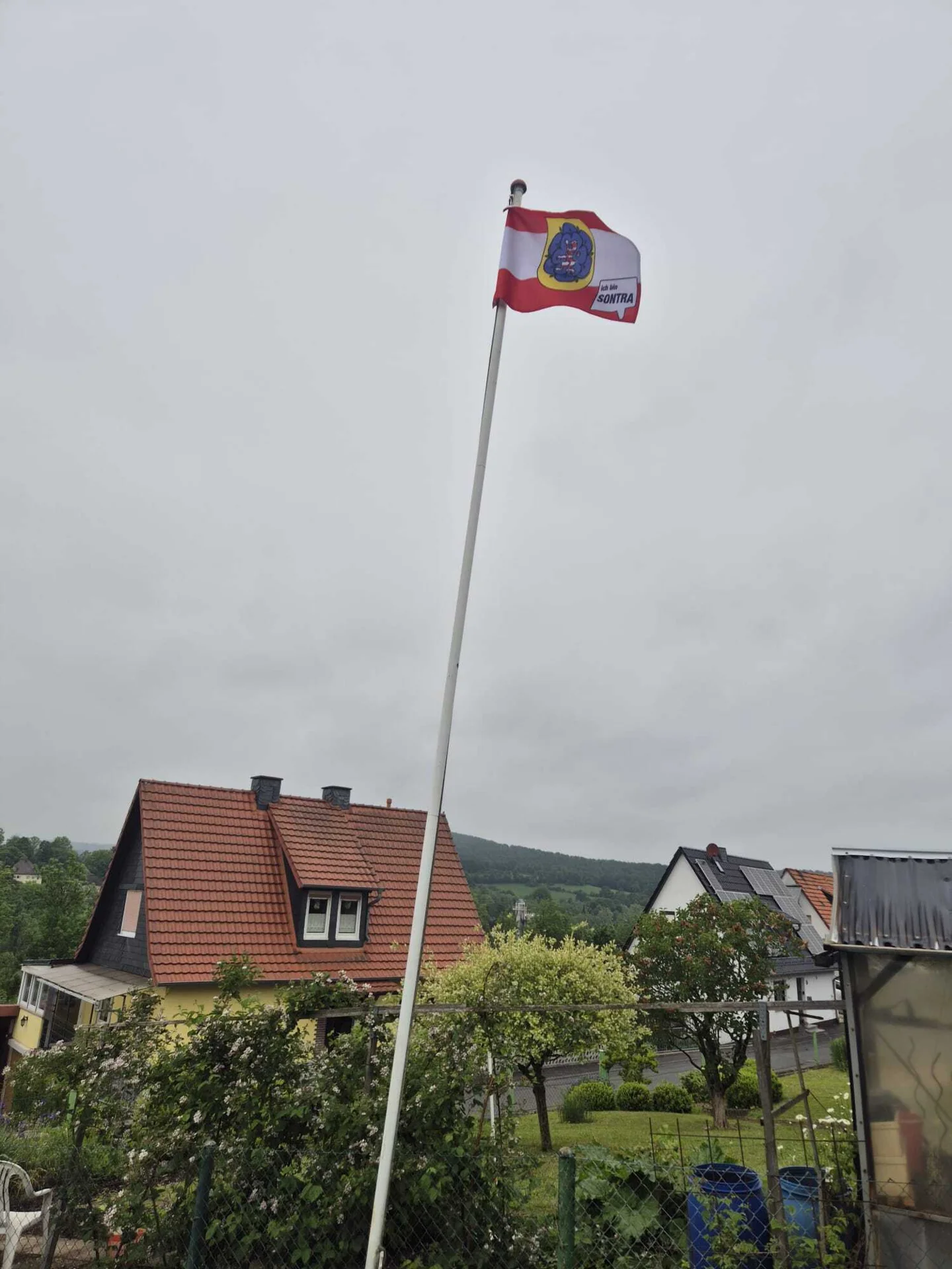Fahne "Ich bin Sontra"