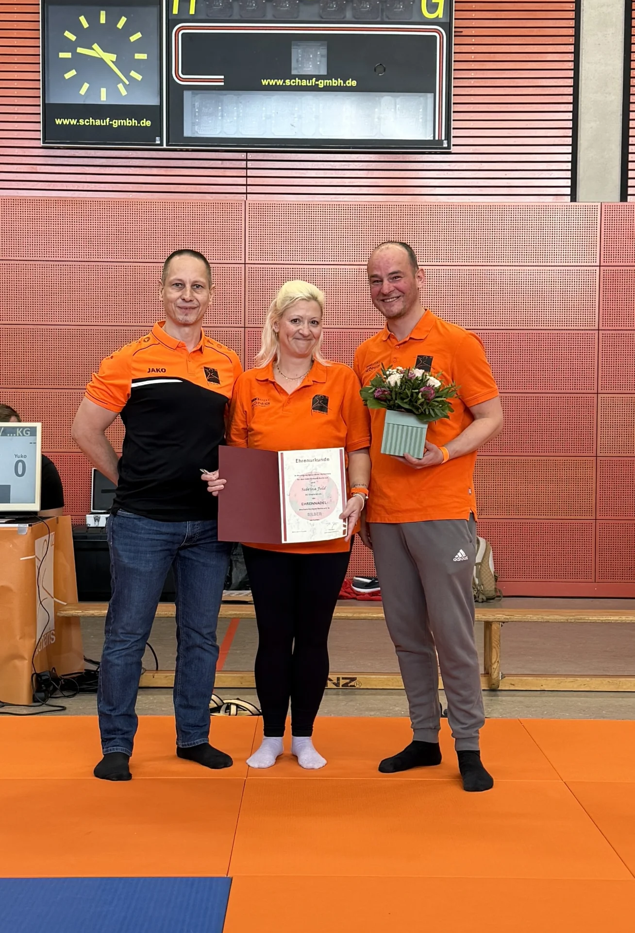 Ehrennadel des JVB in Silber Sabrina Feld