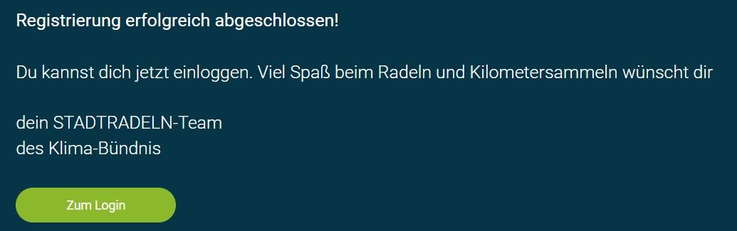 Anmeldung zum STADTRADELN 2023 in Großenlüder