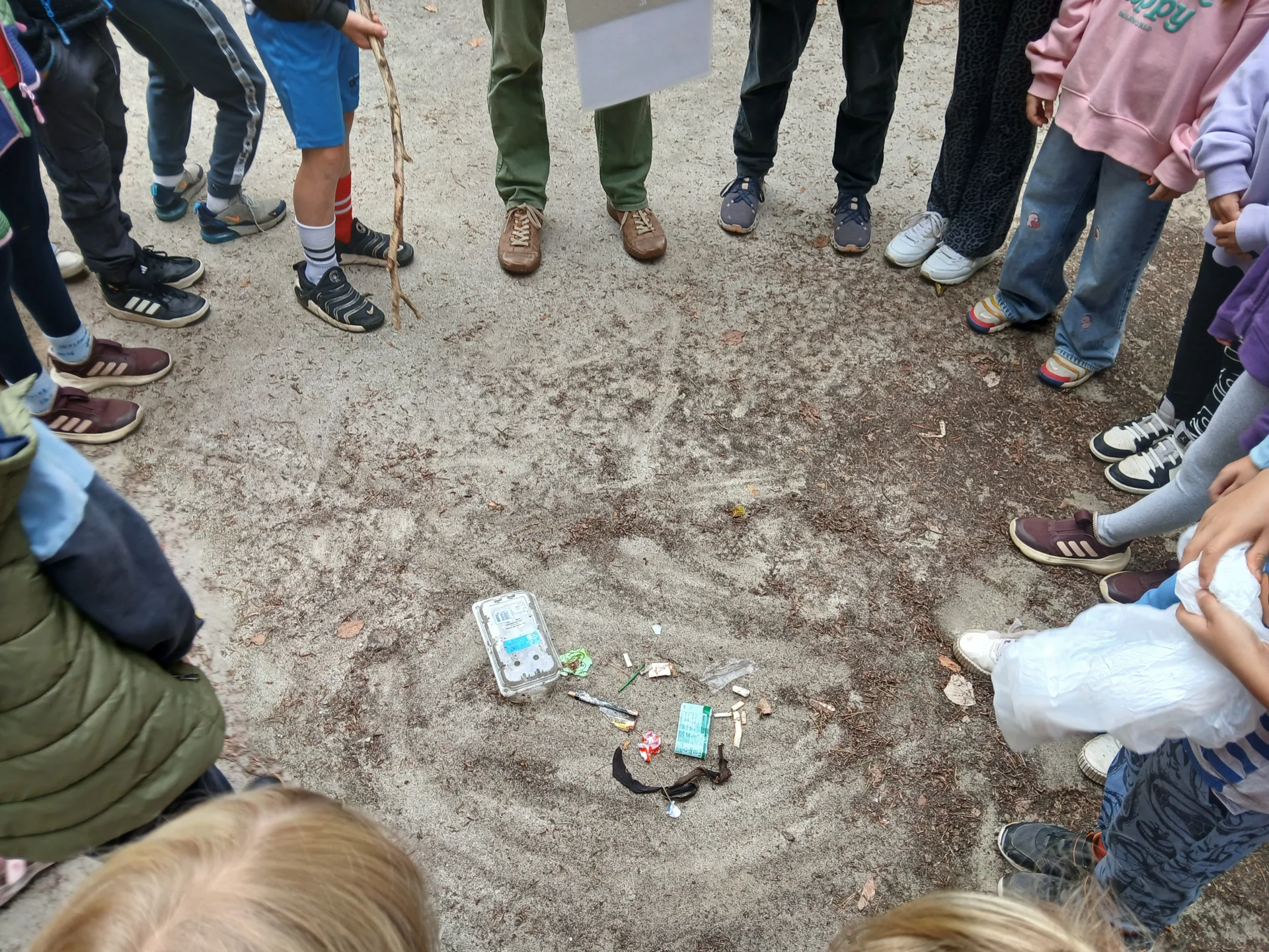 Müll im Wald