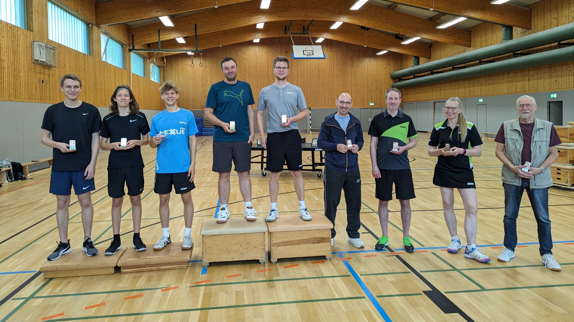 Podium Doppelkonkurrenz