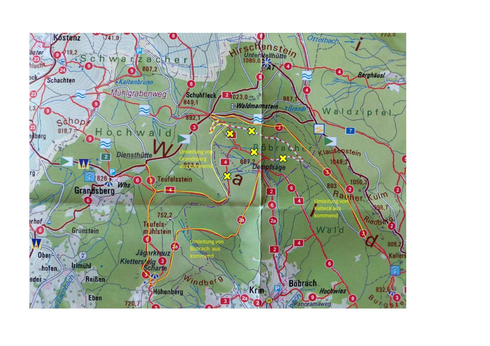 Wanderwegsperrung Dampfsäge-1