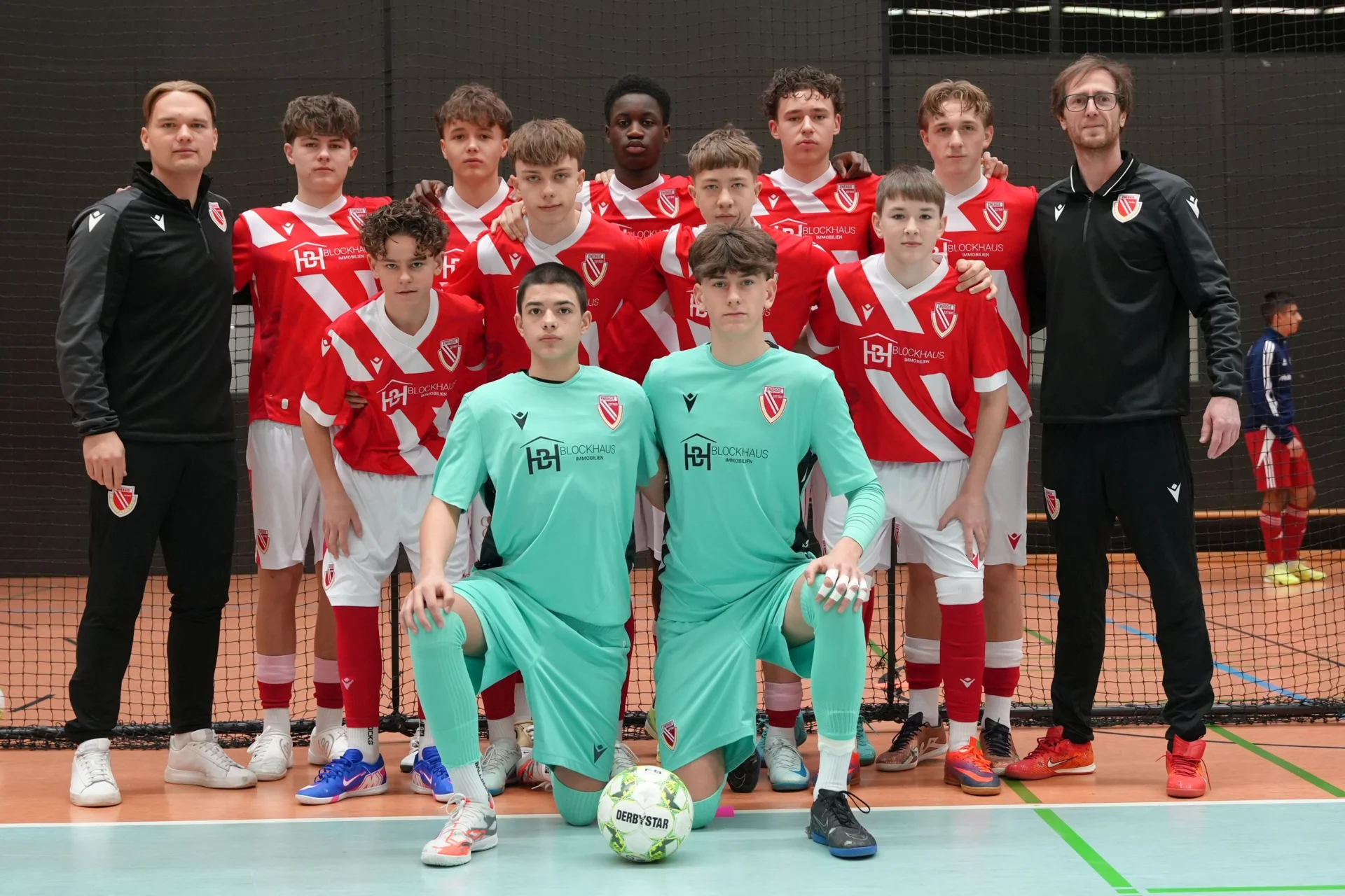 Die B-Jugend des FC Energie Cottbus