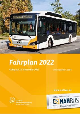 Neues Fahrplanheft 2022 ab sofort erhältlich