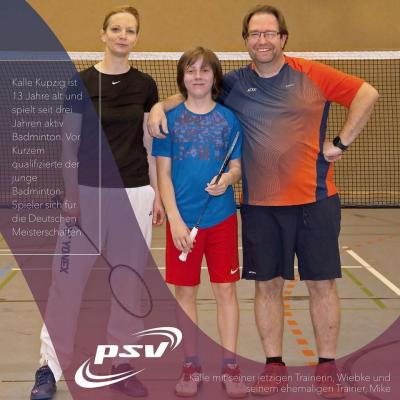 Kalle Kupzig - Badminton (Bild vergrößern)